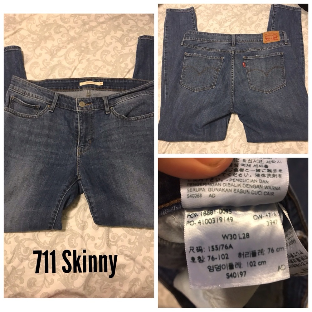 Levi’s 711 Skinny Bundle 3 Pairs